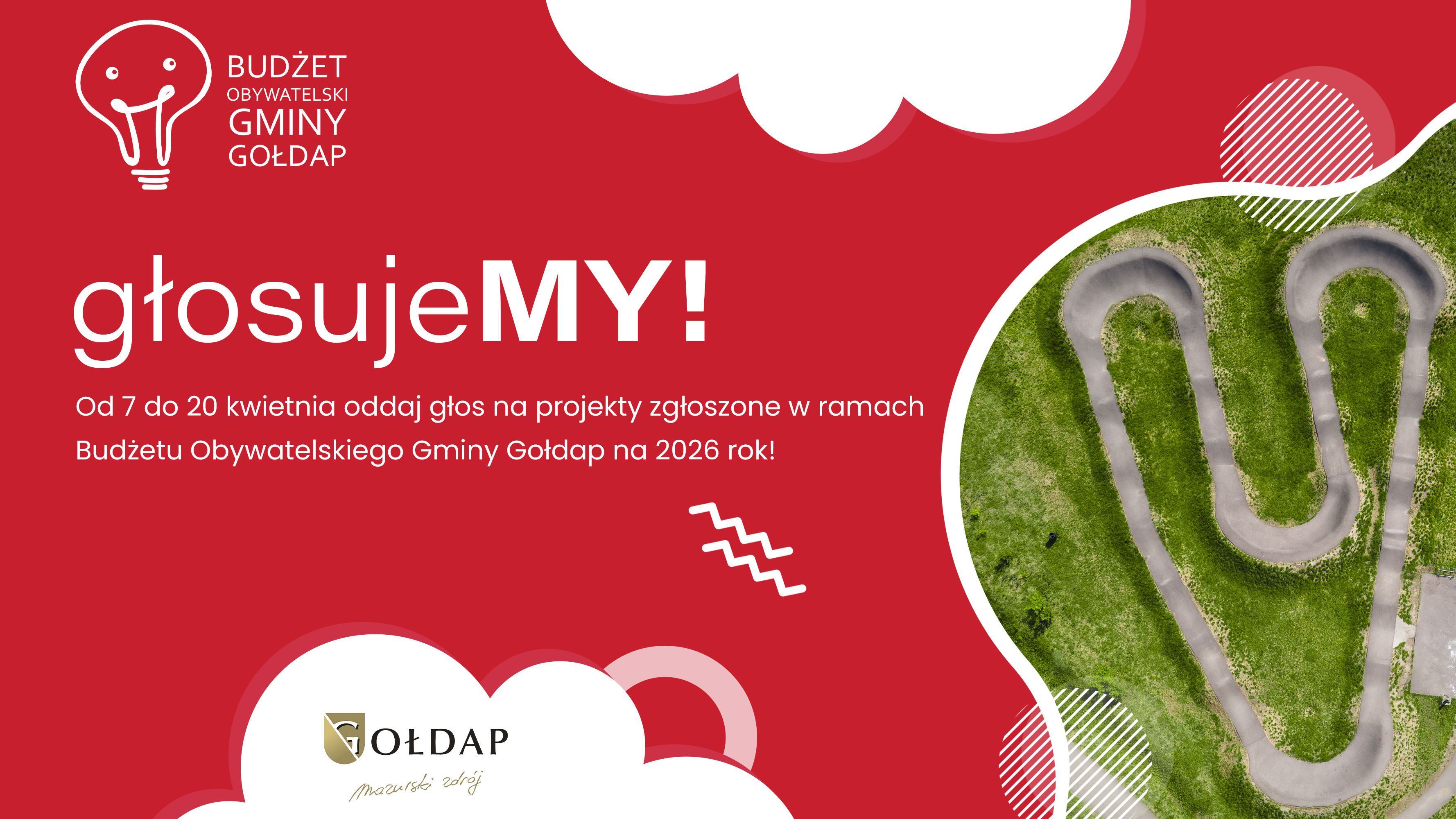 banner zachęcający do głosowania w budżecie obywatelskim