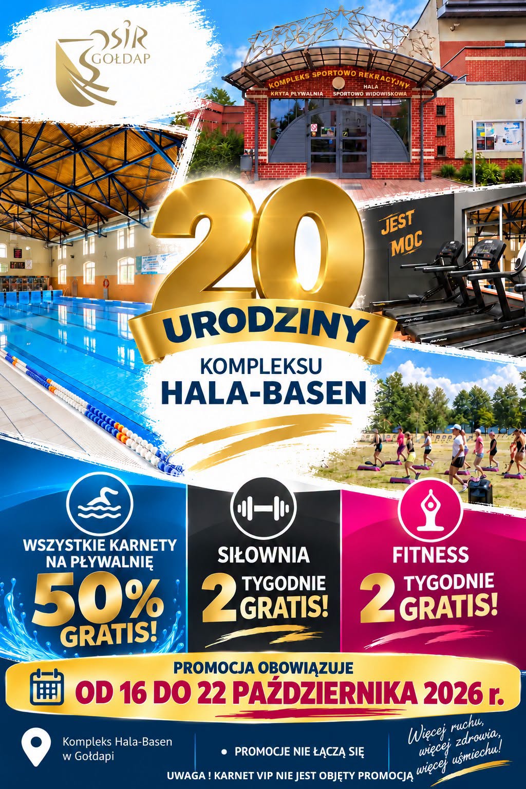 plakat 20 urodziny