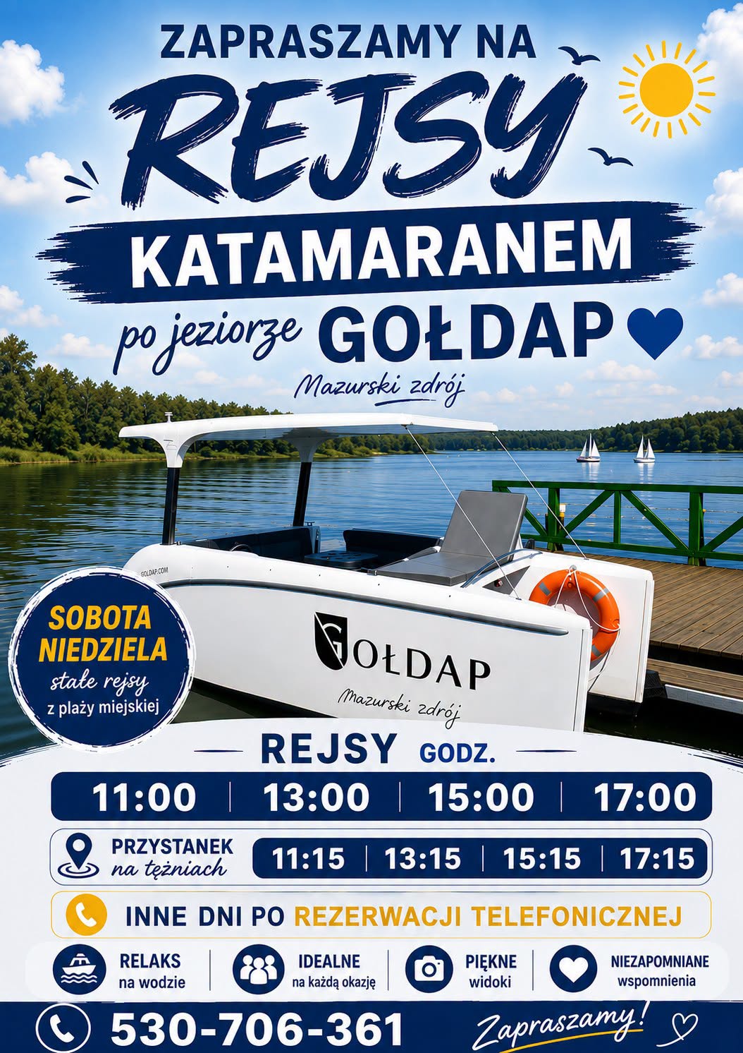 Plakat rejsów
